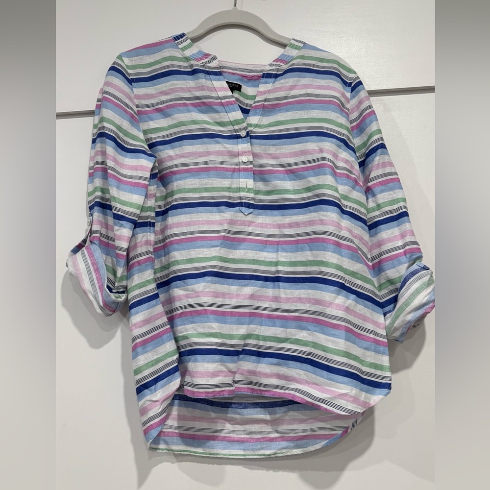 Striped Talbots Multicolor Women's Top